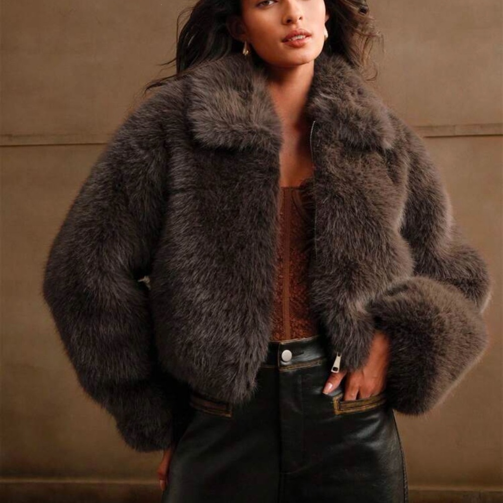 ANEWSTA fur coat - Picture 10 of 13